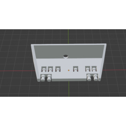 InMoov Robot Forearm and Servo Bed _ Tensioner Right in fill 90%