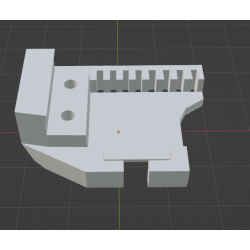 InMoov Robot Rotation Wrist _ Left Cable Holder Wrist in fill 15%