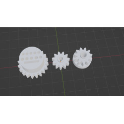 InMoov Robot Rotation Wrist _ Wrist gears  in fill 15%