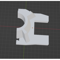 InMoov Robot Low Stomach _ Stomach Support Left in fill 15%
