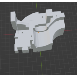 InMoov Robot Mid Stomach _ Bot Back Left in fill 15%