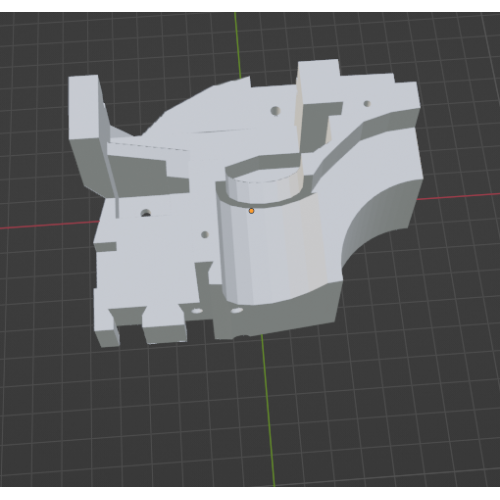 InMoov Robot Mid Stomach _ Bot Back Left in fill 15%