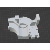 InMoov Robot Mid Stomach _ Bot Back Right in fill 90%