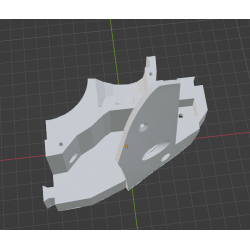 InMoov Robot Mid Stomach _ Bot Front Right in fill 15%