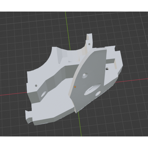 InMoov Robot Mid Stomach _ Bot Front Right in fill 90%