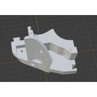 InMoov Robot Mid Stomach _ Bot Front Left in fill 90%