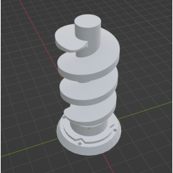 InMoov Robot Mid Stomach _ Mid Worm Right in fill 15% InMoov Robot Mid Stomach _ Mid Worm Right in fill 15%