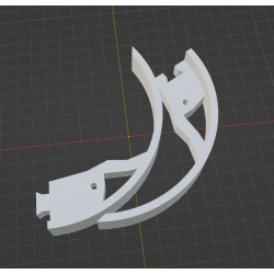 InMoov Robot Top Stomach _ Disk Under in fill 15%