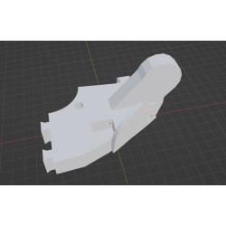 InMoov Robot Top Stomach _ Roll Front Left in fill 15%