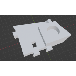 InMoov Robot Top Stomach _ Front Left in fill 15%