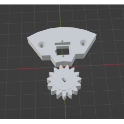 InMoov Robot Top Stomach _ Pot Holder Square 15%