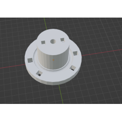 InMoov Robot Top Stomach _ Rot Front in fill 15%