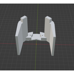 InMoov Robot Top Stomach _ Spacer in fill 15%