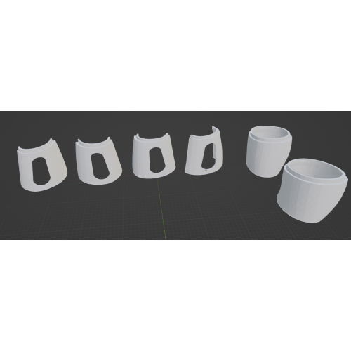 InMoov Robot Legs in fill 15%