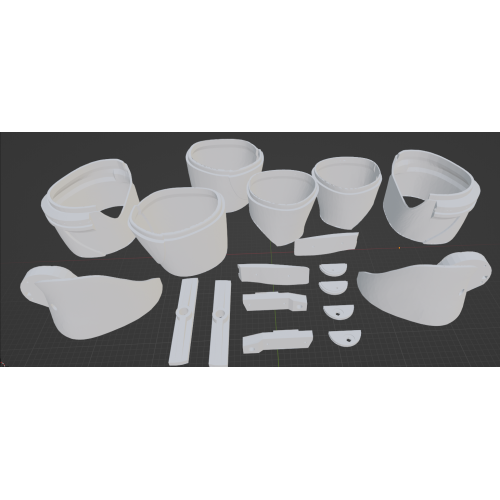 InMoov Robot Legs Thigh in fill 15% InMoov Robot Legs Thigh in fill 15%