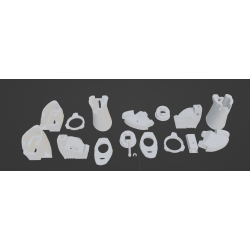 InMoov Robot Legs Ankle  in fill 15%