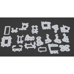 InMoov Robot Torso in fill 15%