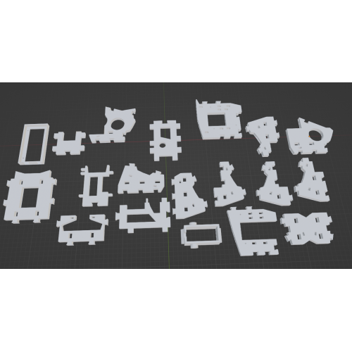 InMoov Robot Torso in fill 90% InMoov Robot Torso in fill 90%