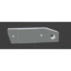 InMoov Robot Legs Thigh _ Fixer Left in fill 15%