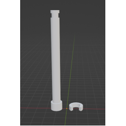 InMoov Robot Legs Ankle _ Toes Bolt in fill 15%