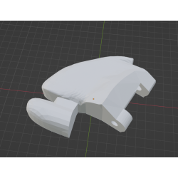 InMoov Robot Legs Ankle _ Toes Foot  in fill 15%