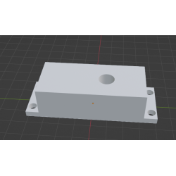 InMoov Robot Legs Ankle _  Foot Bolt Holder in fill 15%