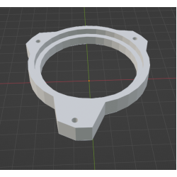 InMoov Robot Legs Ankle _  Left Holder in fill 15%