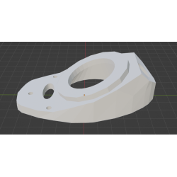 InMoov Robot Legs Ankle _  left Ankle Base in fill 15%