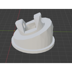 InMoov Robot Legs Ankle _  left Ankle Down in fill 15%