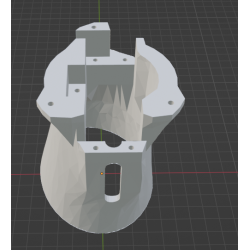 InMoov Robot Legs Ankle _  Left part in fill 15%