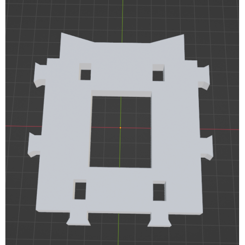 InMoov Robot Torso _ Kinect Mid Back in fill 15%