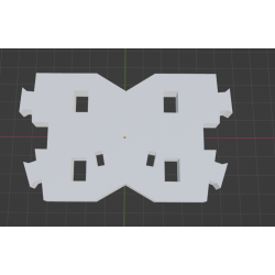 InMoov Robot Torso _ Sternum in fill 15%