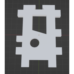 InMoov Robot Torso _ Throat Lower in fill 15%