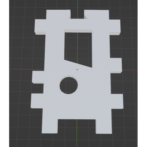 InMoov Robot Torso _ Throat Lower in fill 15%