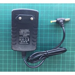 Adapter 12V 1A with Dual Jack