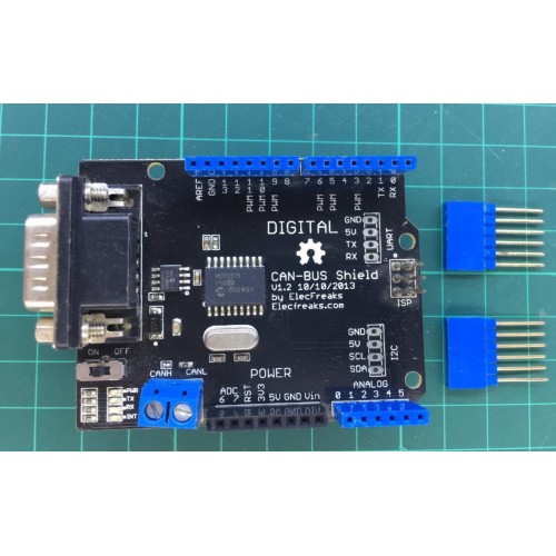 Arduino Shield - CAN BUS (OBD) Shield MCP2515 اردوينو شيلد للسيارات