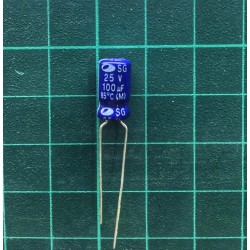 Capacitor 100uF 25V