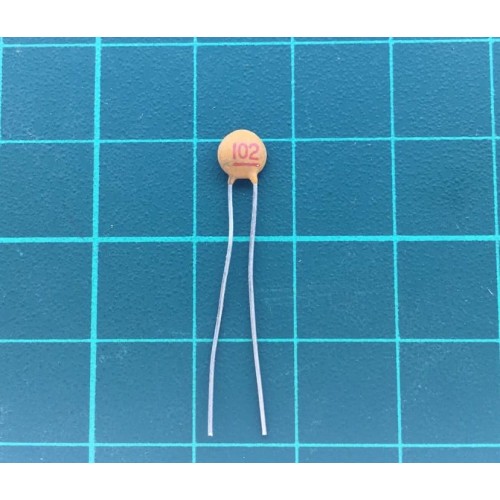 Ceramic Capacitor 0.001uF 50v (1nf 50v /1000pf – code PF102)
