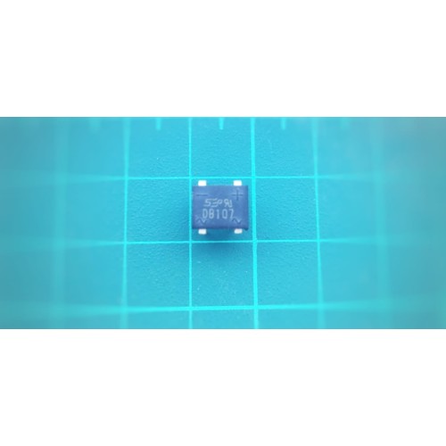 DB107 Bridge Rectifier 1 Ampere - IC Shape قنطرة توحيد 1 امبير - بردج