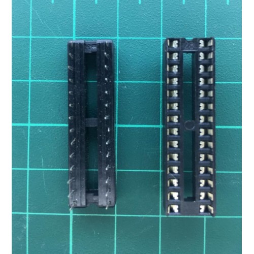 IC Socket R14+14 - Machine Tooled Base 28pin