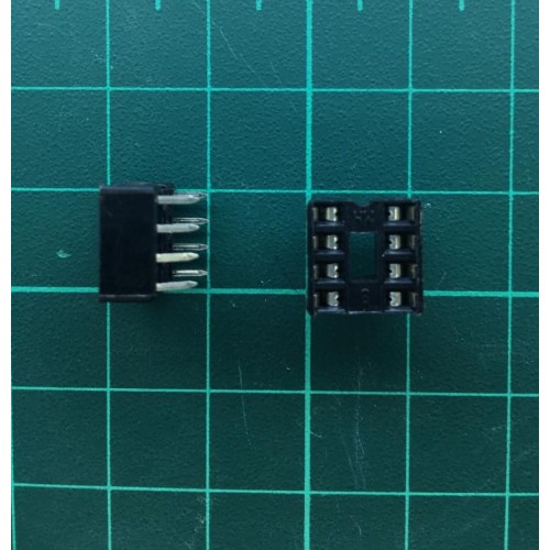 IC Socket R4+4 - Machine Tooled Base 8 pin