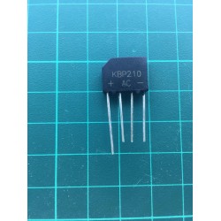 KBP210 Bridge Rectifier Single Phase 2A 1000V KBP 2