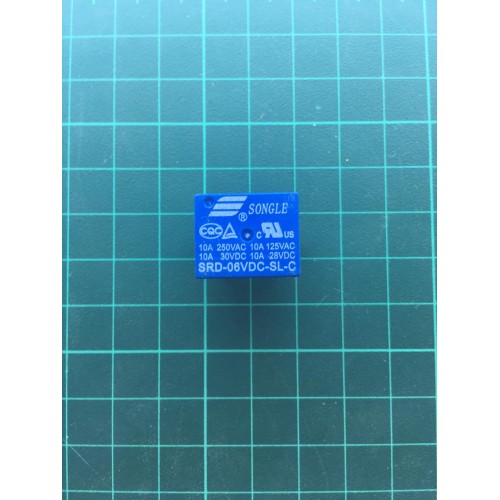Re25 - Relay 6V 10A 5pin