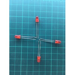 5mm ليد احمر