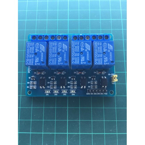 Relay 12v 4 Channel Module 4 Road Channel Relay Module with light coupling 12V HW 316