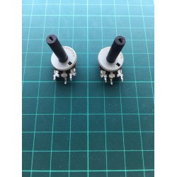 Rotary Potentiometer 100K ohm ( pot100k ohm )   plastic housing
