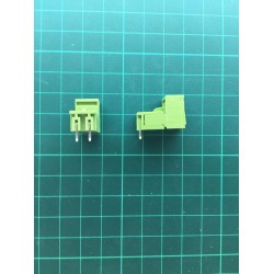 Terminal Block 2Pin Pluggable ( Straight Pin ) 5.08mm