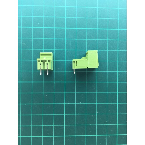 Terminal Block 2Pin Pluggable ( Straight Pin ) 5.08mm