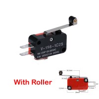 Limit Switch 3Pin -15A With Roller V - 156 - 1C25 (1PCS)